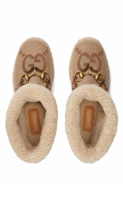 Gucci Fria Jumbo GG Slipper Bootie - Runway Catalog
