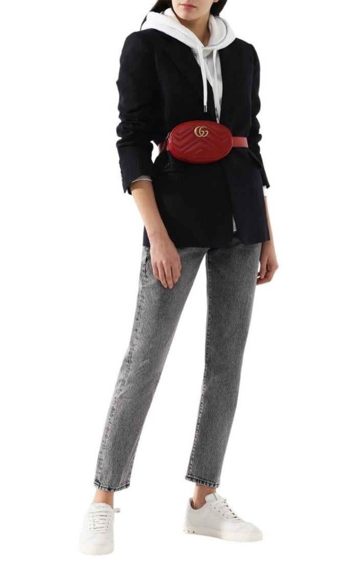 Gucci GG Marmont Matelassé Belt Bag 85 - Runway Catalog