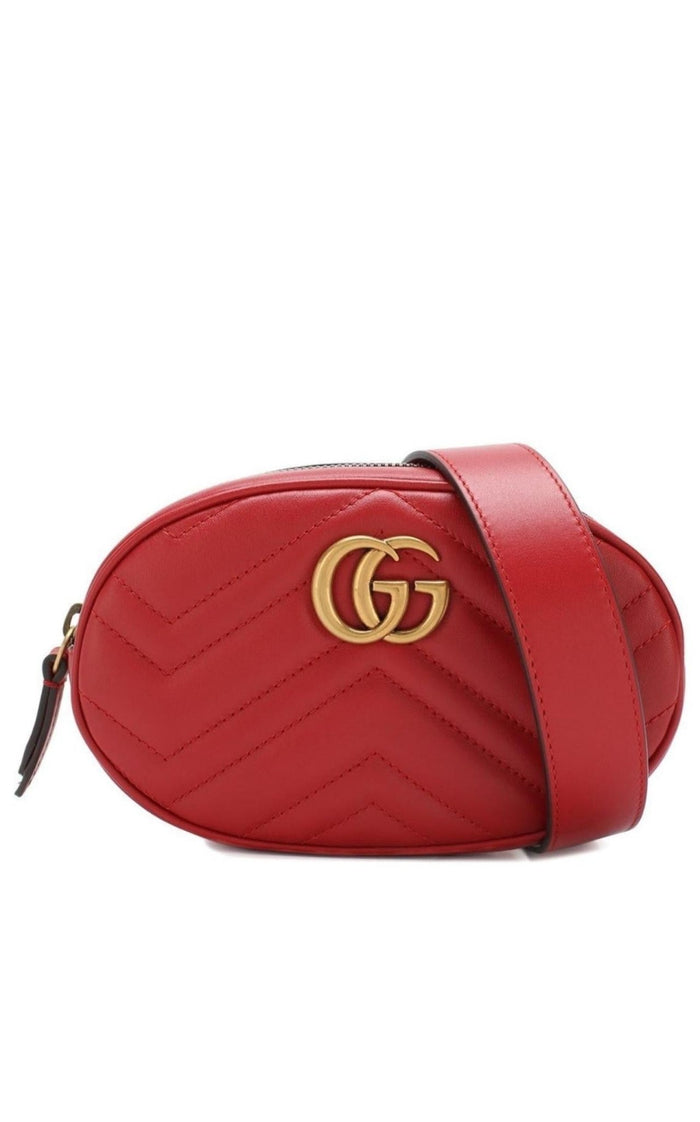 Gucci GG Marmont Matelassé Belt Bag 85 - Runway Catalog
