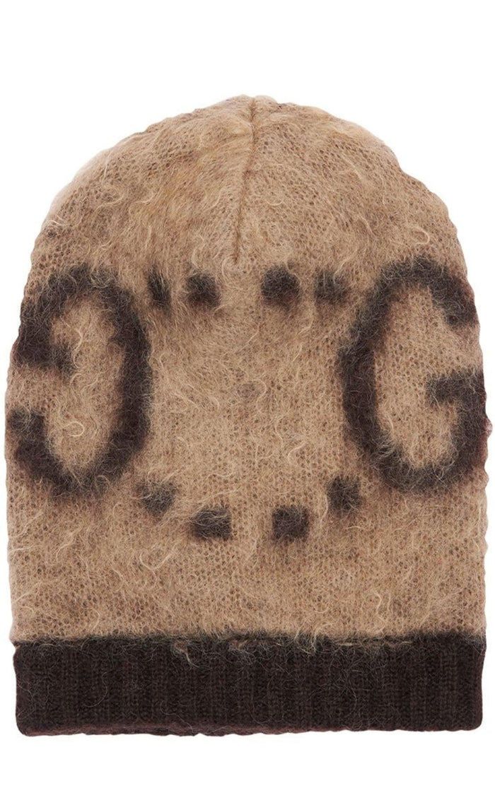 Gucci GG Mohair Knitted Beanie - Runway Catalog