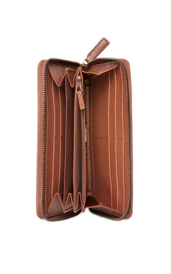 Gucci GG Zip Around Wallet with New York Yankees Patch - Runway Catalog