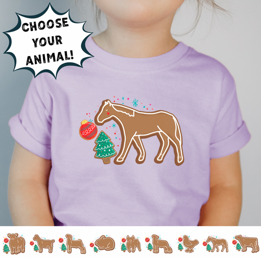 Gingerbread Animal- Choose Your Animals – Infant/Toddler/Youth