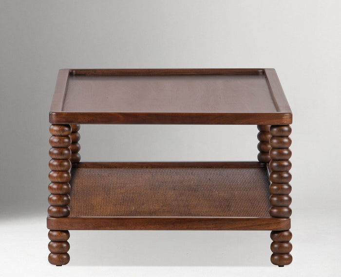 Goa Coastal Wooden Coffee Table Furniselan Teak Finish