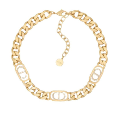 Dior Gold - Finish Metal and White Crystals - Runway Catalog