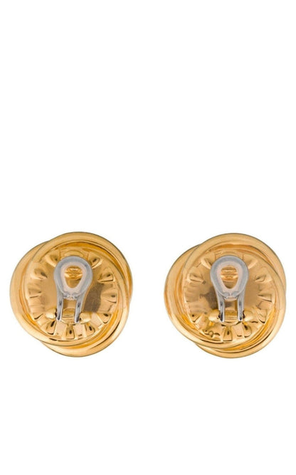 Gucci Gold - tone Double G Faux Pearl Clip - on Earrings - Runway Catalog