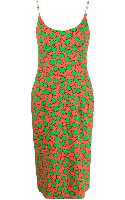 Moschino Graphic - print Midi Dress - Runway Catalog
