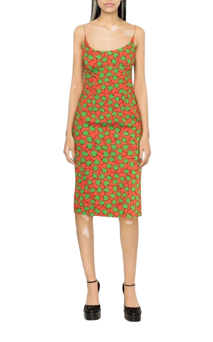 Moschino Graphic - print Midi Dress - Runway Catalog