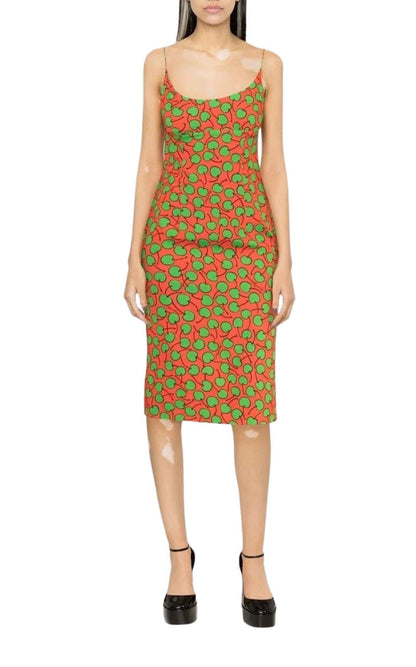 Moschino Graphic - print Midi Dress - Runway Catalog