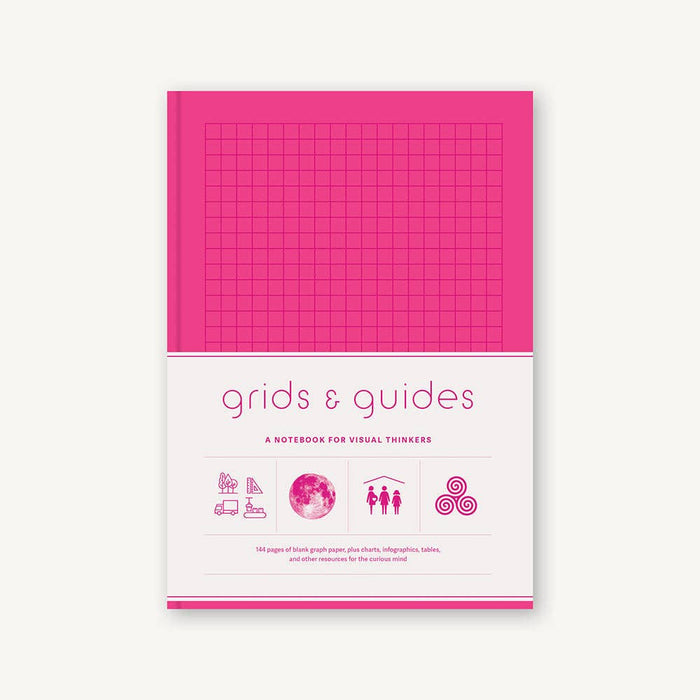 Grids & Guides Pink Notebook