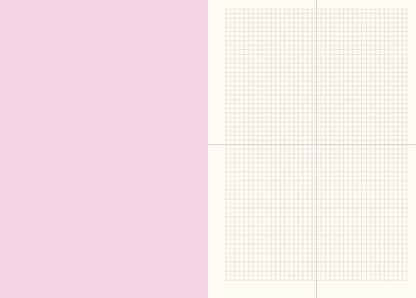 Grids & Guides Pink Notebook