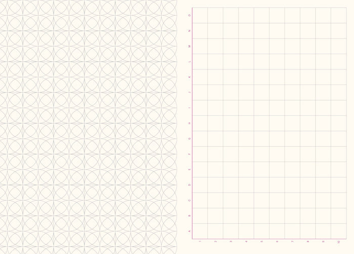Grids & Guides Pink Notebook