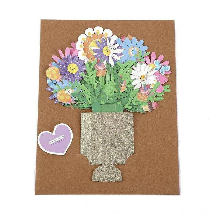 Handmade 3D Paper Carved Mother's Day Greeting Card - Exquisite Design & High - Quality Materials - DiyCraftsProject