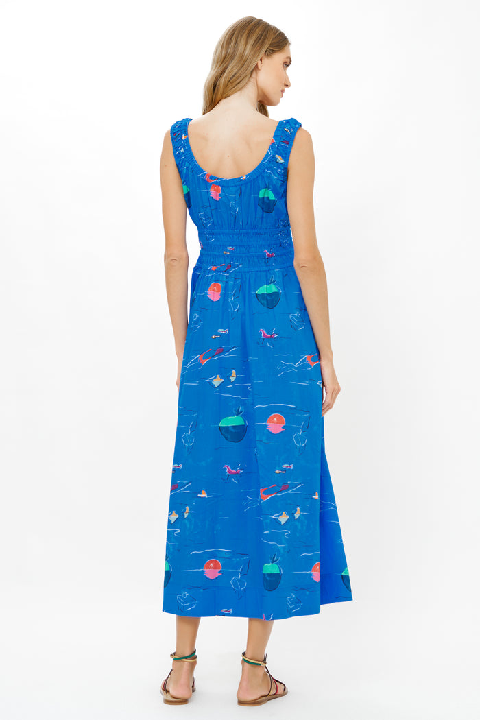 Harper Dress- Dip Blue
