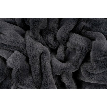 LALEE Heaven Vacht Deken Hoogpolig Soft Touch Graphite  - 150x200 CM