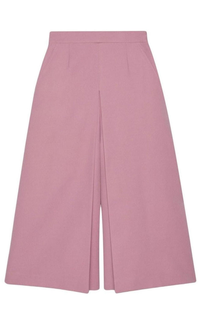 Gucci High - rise Wide Silk - blend Pants - Runway Catalog
