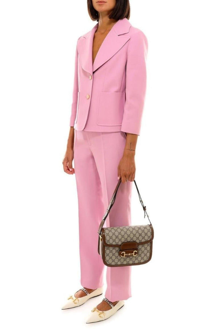 Gucci High - rise Wide Silk - blend Pants - Runway Catalog