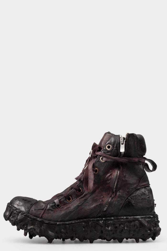 Culture Of Brave | High top drip sole laced sneakers, Magma MELM1W MELT CLASH WRAP