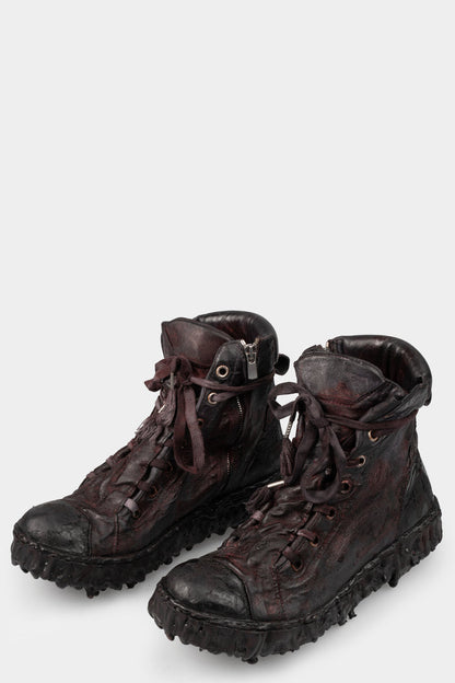 Culture Of Brave | High top drip sole laced sneakers, Magma MELM1W MELT CLASH WRAP