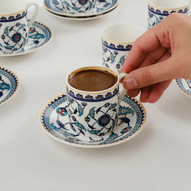 KARACA Karaca Rumi Espressoset 12 Delig | 6 Persoons