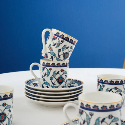 KARACA Karaca Rumi Espressoset 12 Delig | 6 Persoons