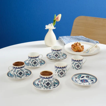 KARACA Karaca Rumi Espressoset 12 Delig | 6 Persoons