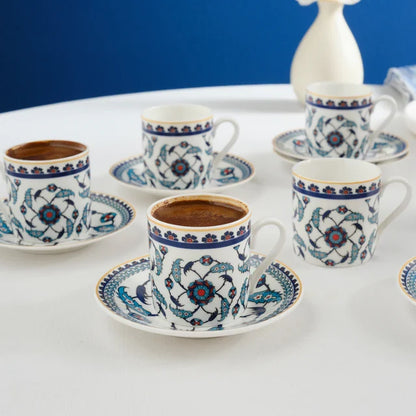 KARACA Karaca Rumi Espressoset 12 Delig | 6 Persoons