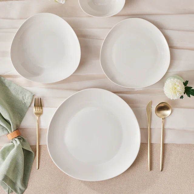 KARACA Karaca Streamline Rubicon 24-delig servies voor 6 personen, wit