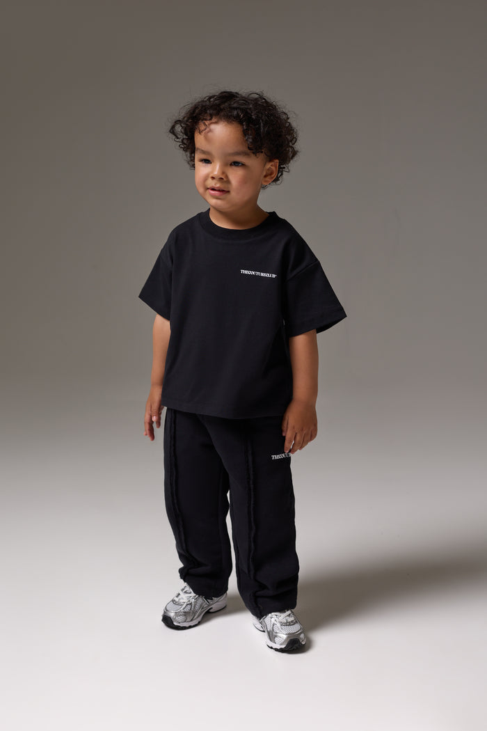 KIDS COPYRIGHT JOGGERS - BLACK