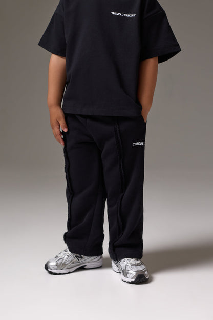 KIDS COPYRIGHT JOGGERS - BLACK