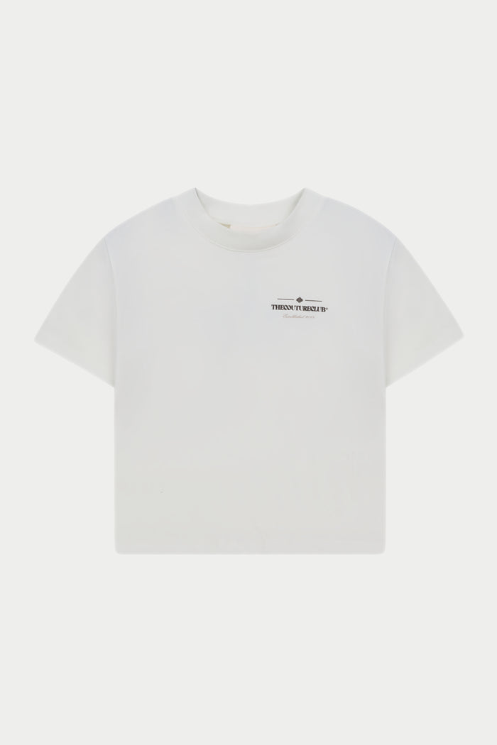 KIDS COPYRIGHT MULTI GRAPHIC T-SHIRT - OFF WHITE