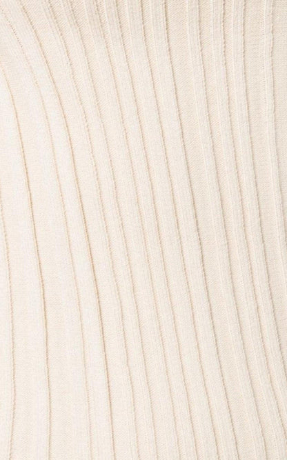Jacquemus La Bomba Asymmetric Beige Midi Dress - Runway Catalog