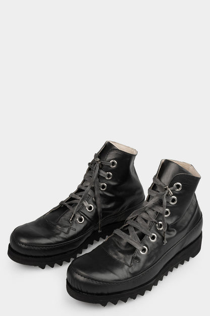 Samoke | AW25 - Laced horse leather sneakers, SNK-11