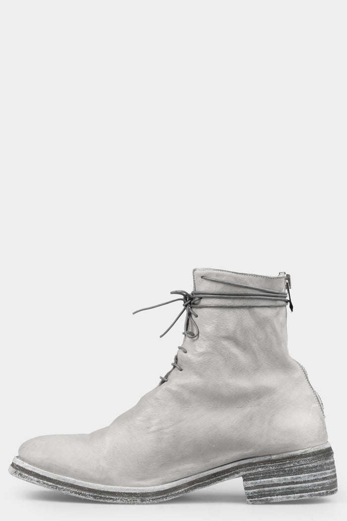 Incarnation | Laced leather boots, Dirty grey 11V-71137 L2
