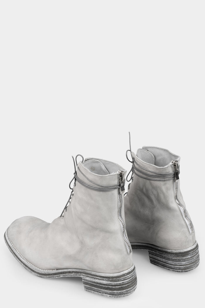 Incarnation | Laced leather boots, Dirty grey 11V-71137 L2