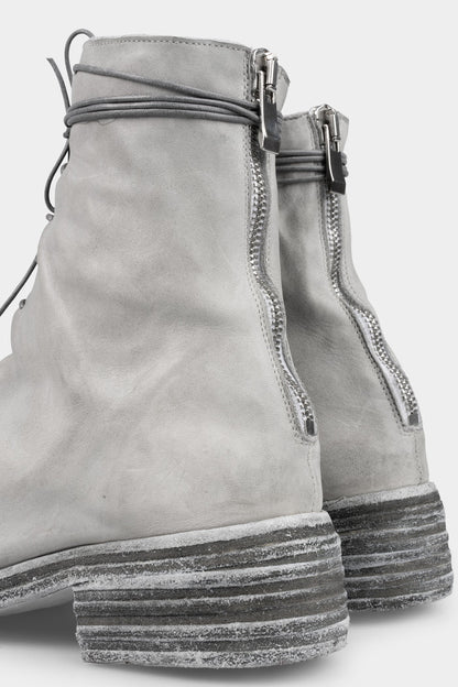 Incarnation | Laced leather boots, Dirty grey 11V-71137 L2
