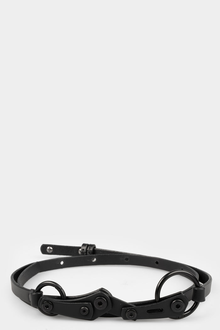 Leather belt