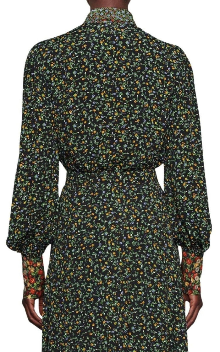 Gucci Liberty Floral Bow Detail Shirt - Runway Catalog