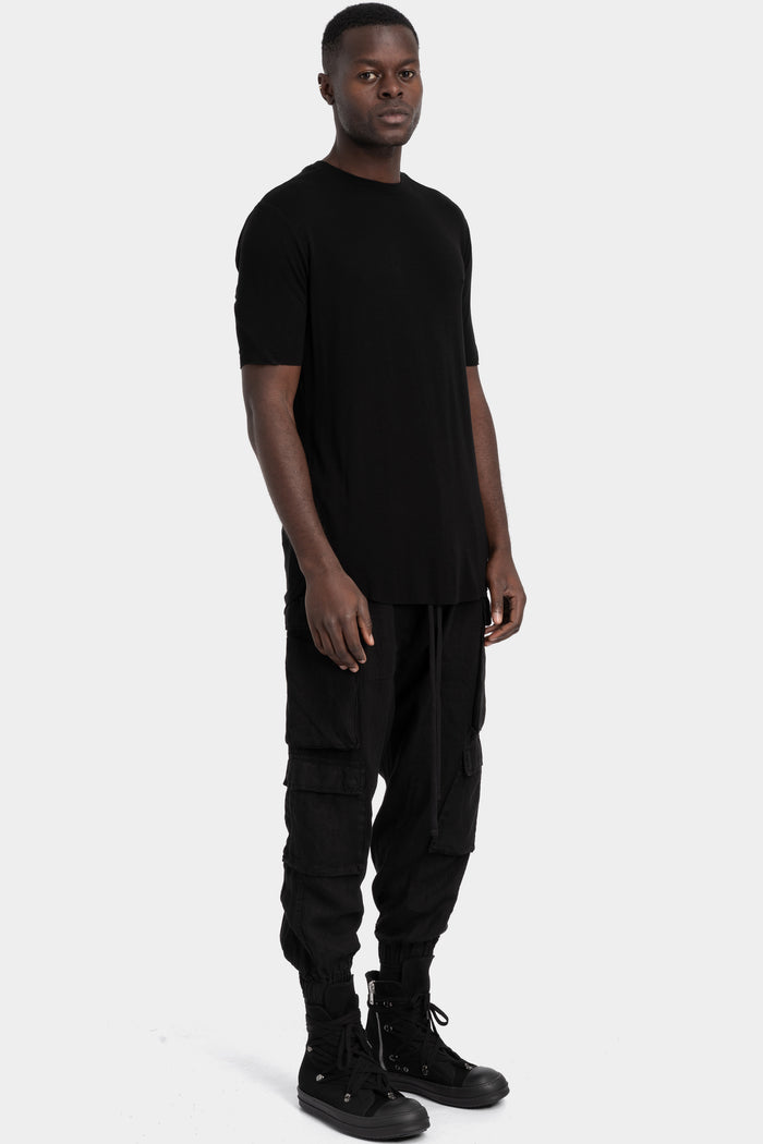 Thom Krom | SS26 - Lightweight jersey tee, Black MTS954