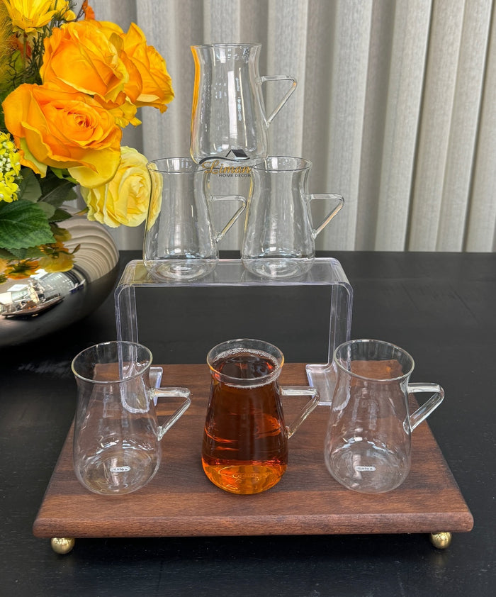 MLX Line  Borosilikat Theeglazen 6 Delig 200 ml
