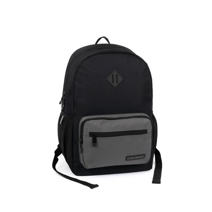 119670-15-LGNOIRETGRISSACADOS-01-Louis Garneau Black & Grey Back-to-School Bundle-Kids Backpacks | Accessories-Yellow Shoes-Yellow Shoes