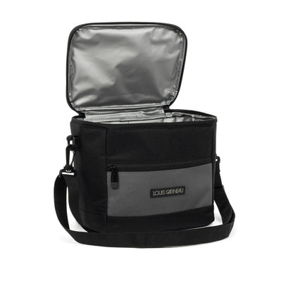 119672-15-LG_NOIR_ET_GRIS_BOITE_A_LUNCH_2_COMPARTIMENTS-04-LOUIS GARNEAU | BLACK AND GREY LUNCH BAG-Kids Lunch Bags | Accessories-Louis Garneau-Yellow Shoes