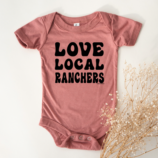 Love Local Ranchers Black Ink– Infant/Toddler/Youth
