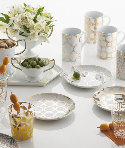 Luxe Moderne Appetizer Plates - RSVP Style
