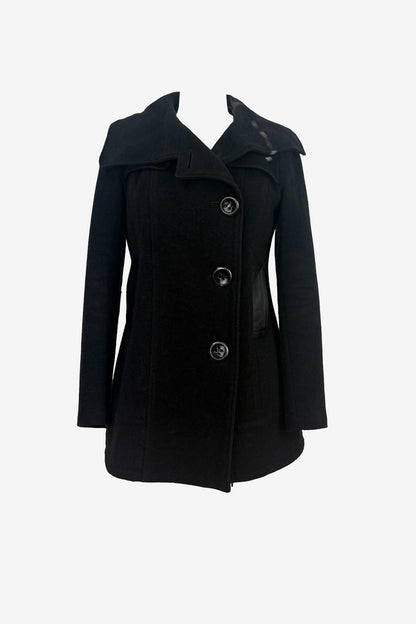 Mackage Wool & Leather Coat