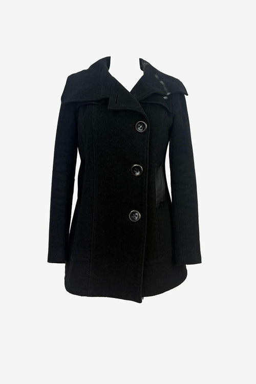 Mackage Wool & Leather Coat
