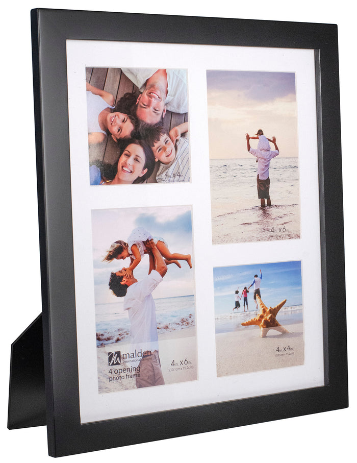 Malden 4 Opening Linear Black Frame with Mat