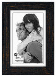 Malden 4X6 ROUGH BLACK LINEAR Frame
