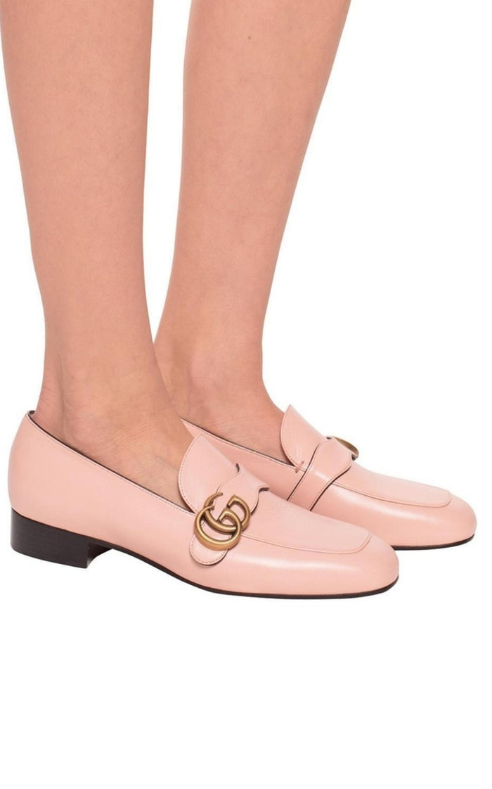 Gucci Marmont 25mm Leather Loafers - Runway Catalog