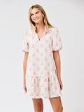 Mary Square- Nancy Dress | Sweetbriar Stripe Pink *Final Sale*