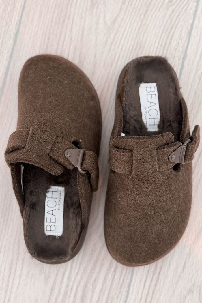 matisse portland potato shoes slides coffee brown